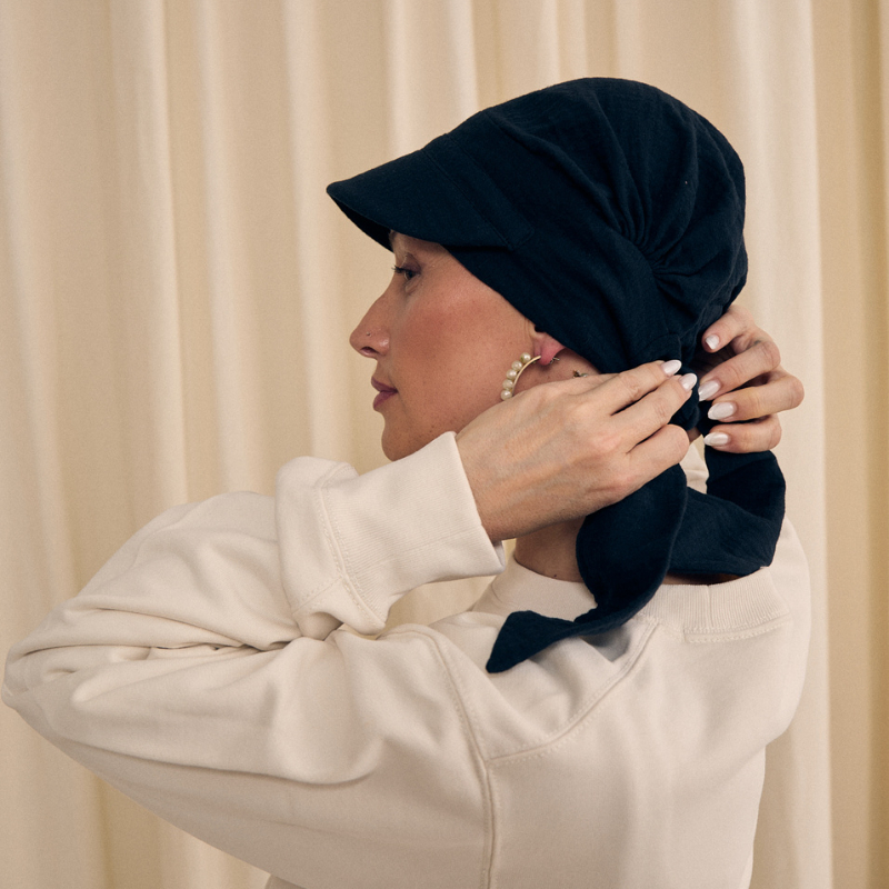 Cómo colocar el Turbante Carini para Oncología y Alopecia