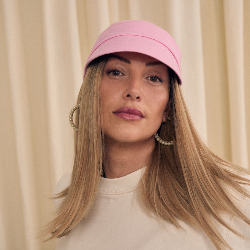 Visera Sunflower para usar con Peluca