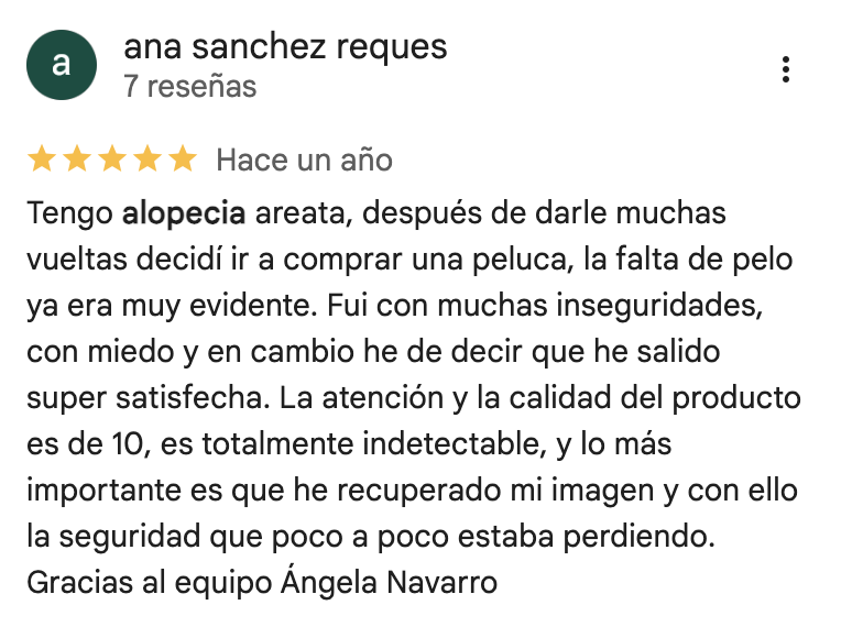 peluca angela navarro