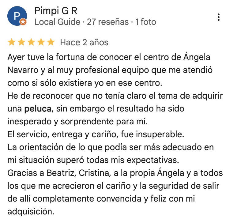 pelucas para alopecia